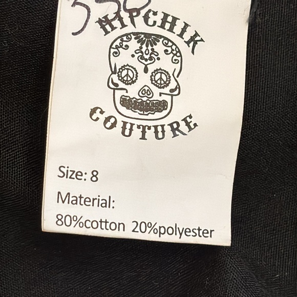 Hipchik Couture Rhinestone Dark Gray Skull Blazer –  Size 8 NWT - Picture 9 of 13